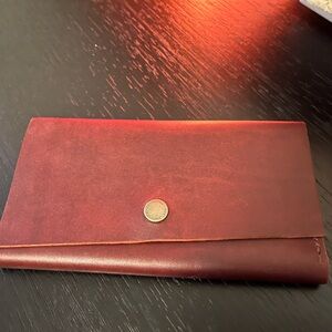 PORTLAND LEATHER Rancher Wallet in Cognac! GUC